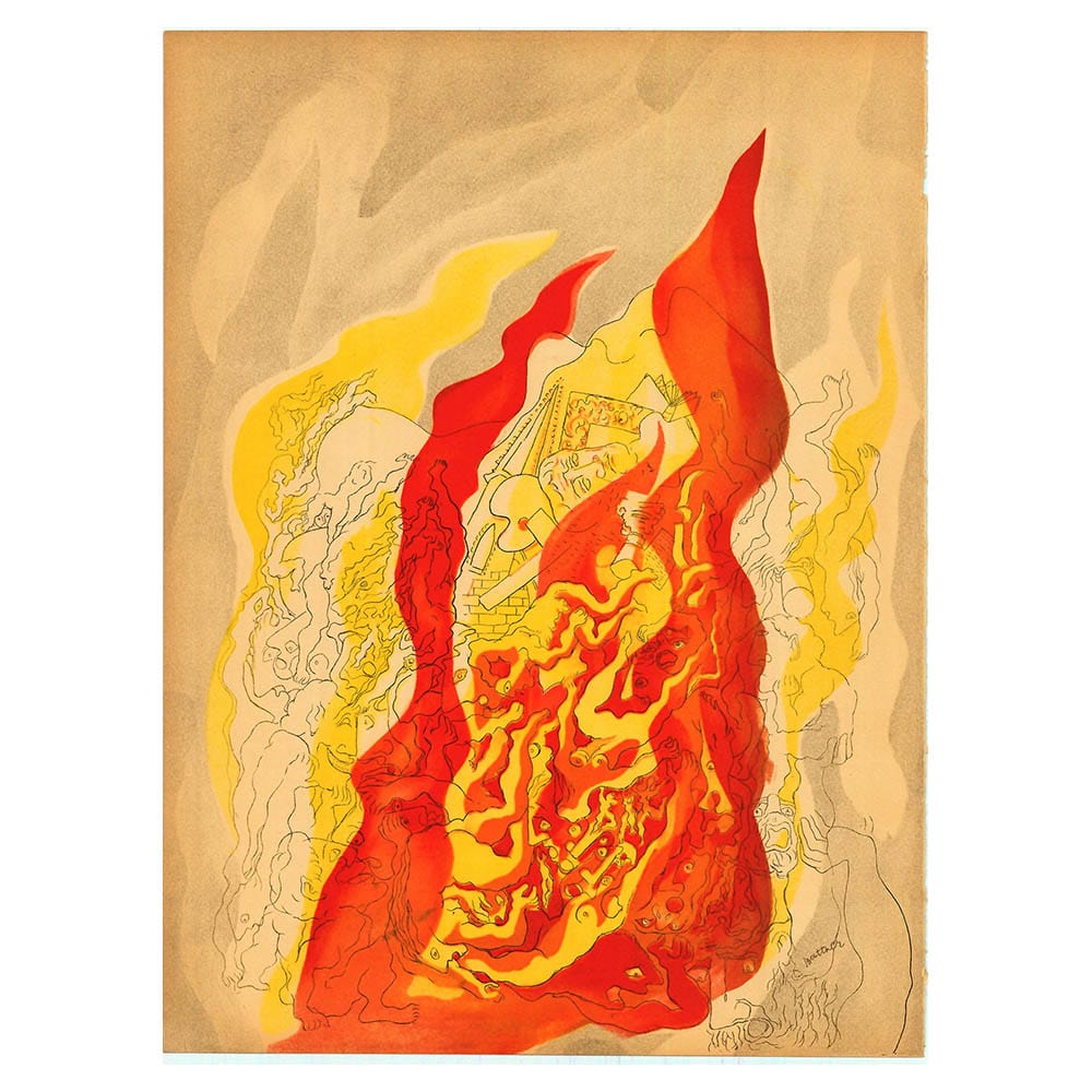 Abraham Ratner; Fire Thumbnail Verve Vol. 1 No. 1