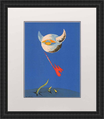 Andre Masson: The Moon, 1938 Art G S Pawn Black Wood