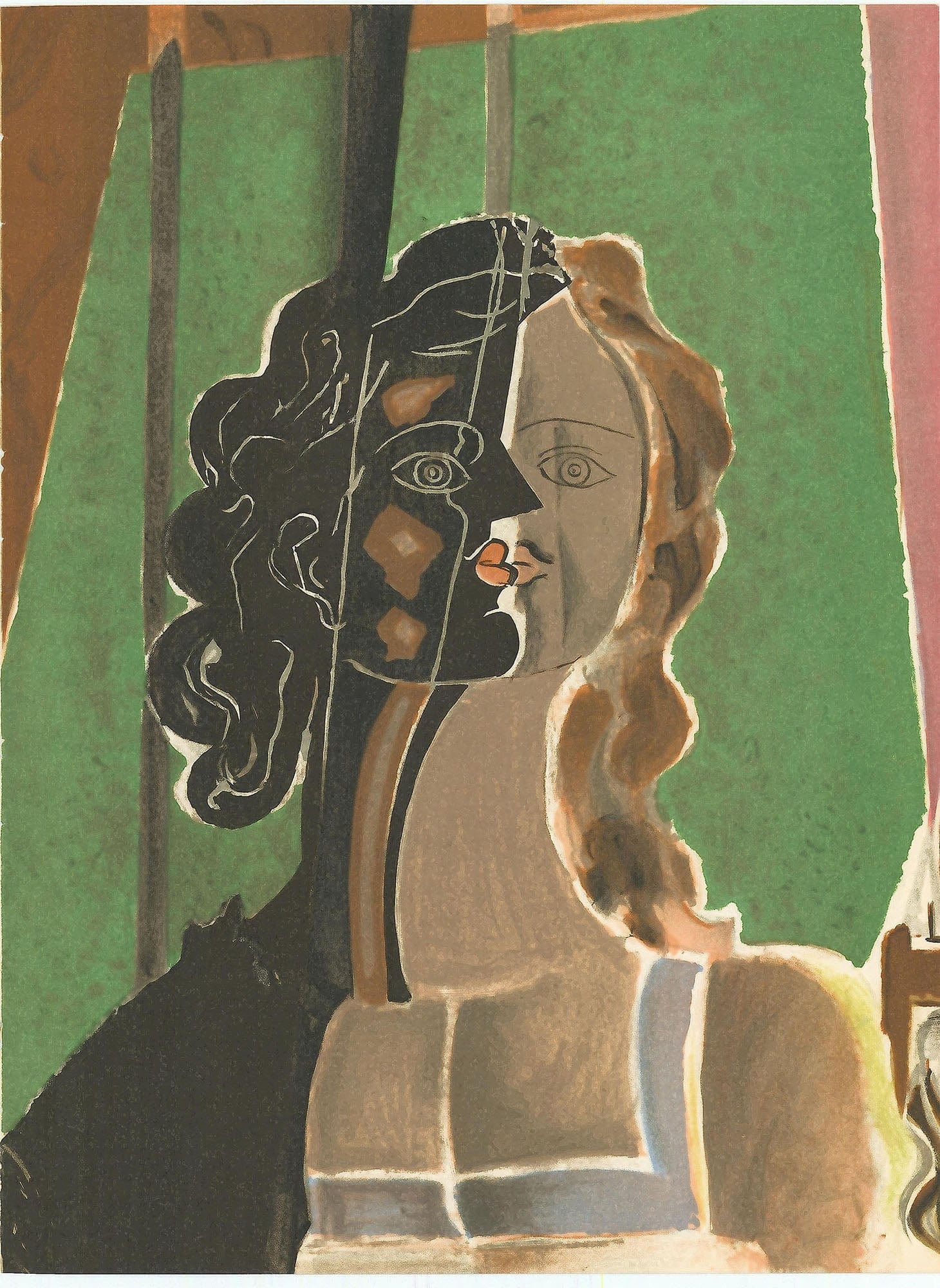 Georges Braque, "Figure" ZOOM Vol. 8 No. 31 ET 32 lithograph verve