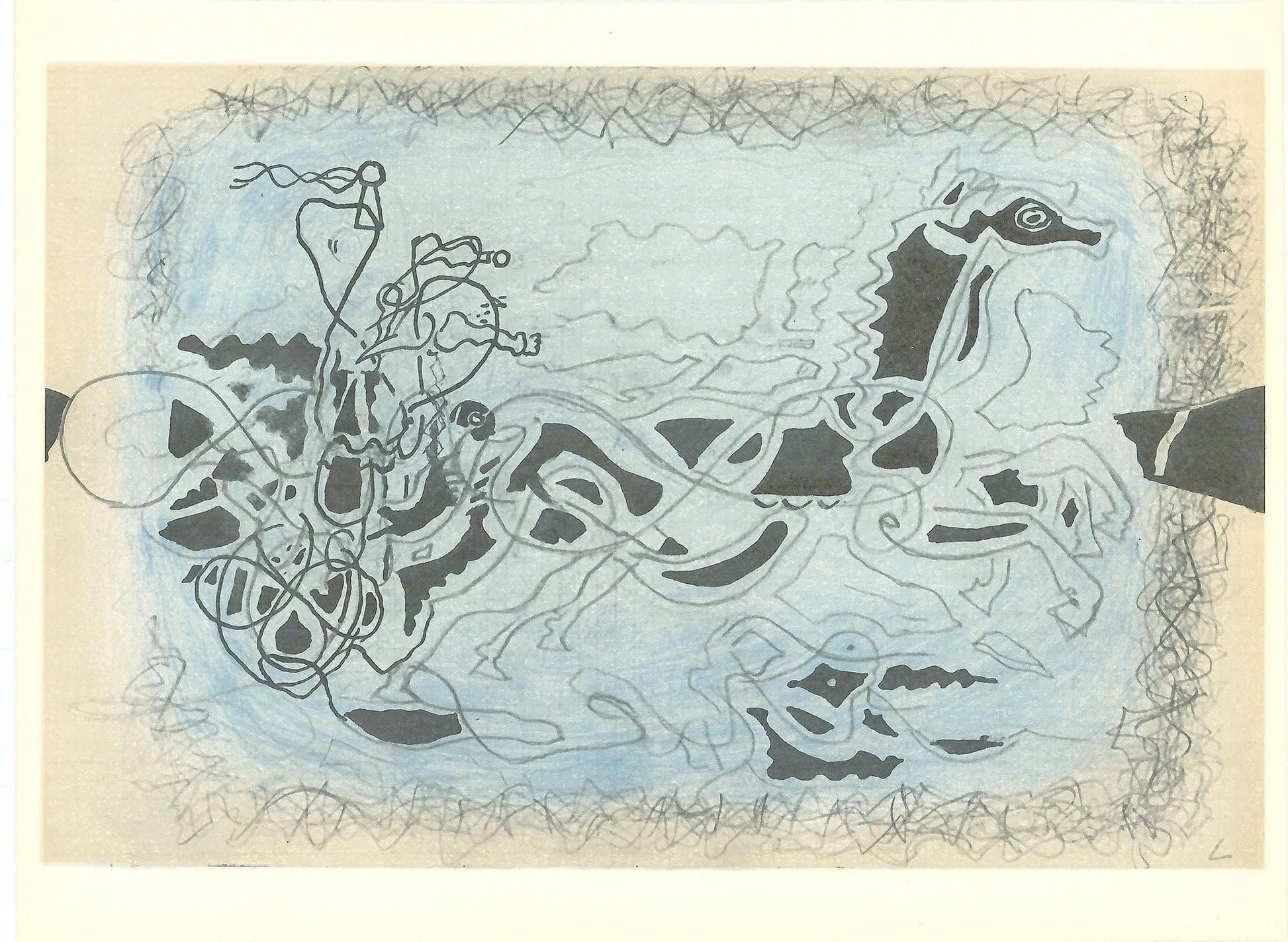 Georges Braque, "Untitled II" Thumbnail Vol. 8 No. 31 ET 32 verve lithograph