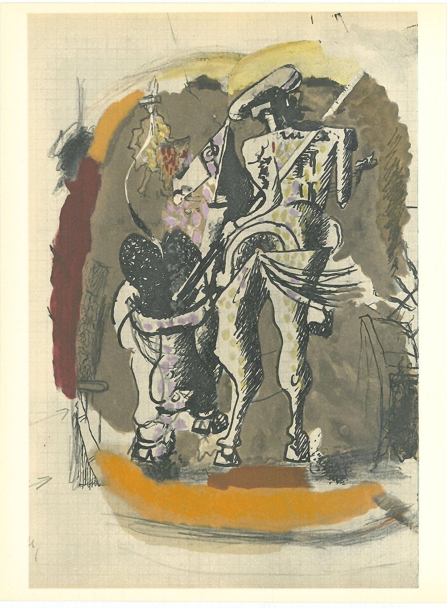 Georges Braque, "Untitled V" ZOOM Vol. 8 No. 31 ET 32 verve lithograph
