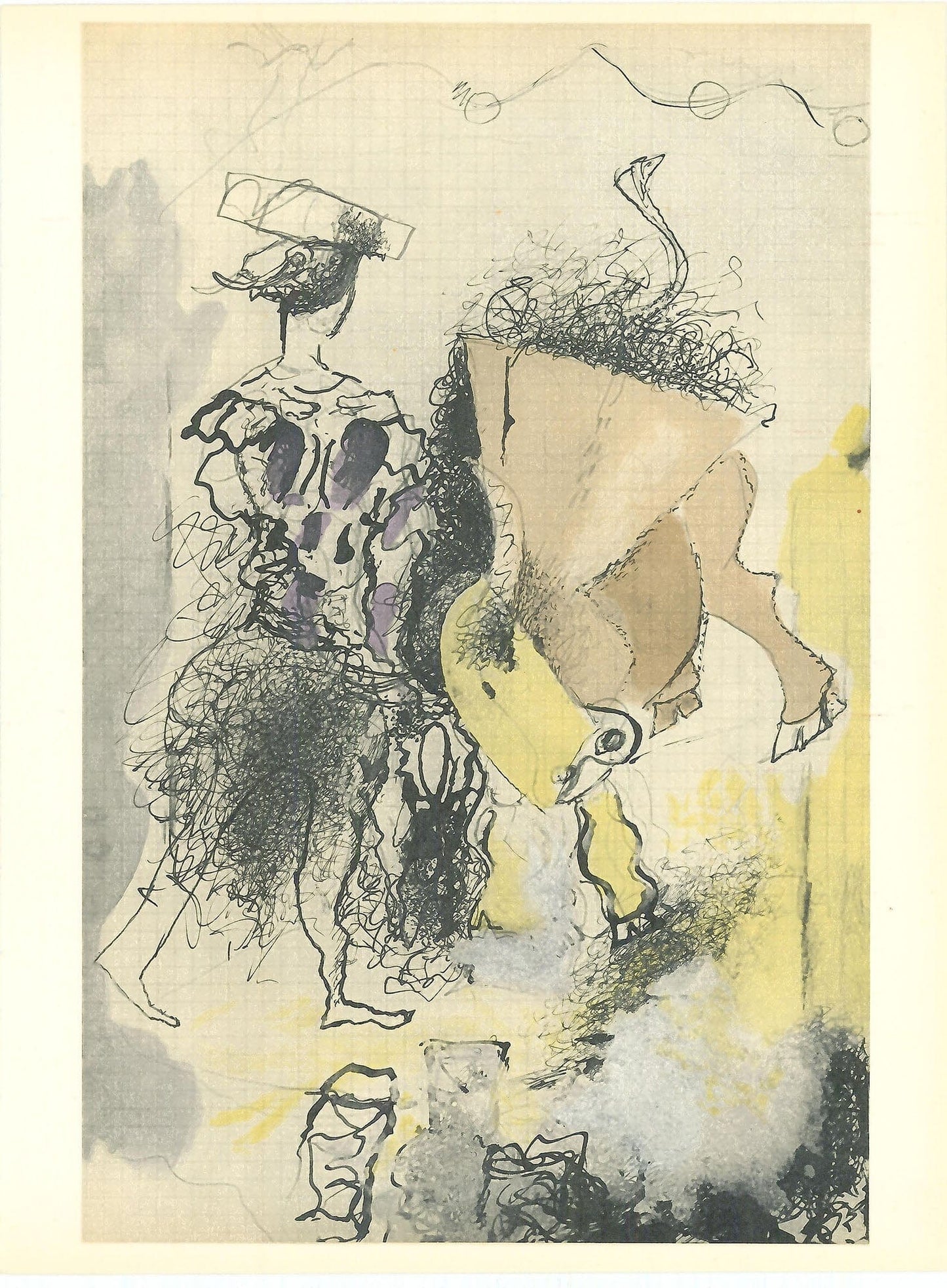 Georges Braque, "Untitled VIII" ZOOM Vol. 8 No. 31 ET 32 lithograph verve