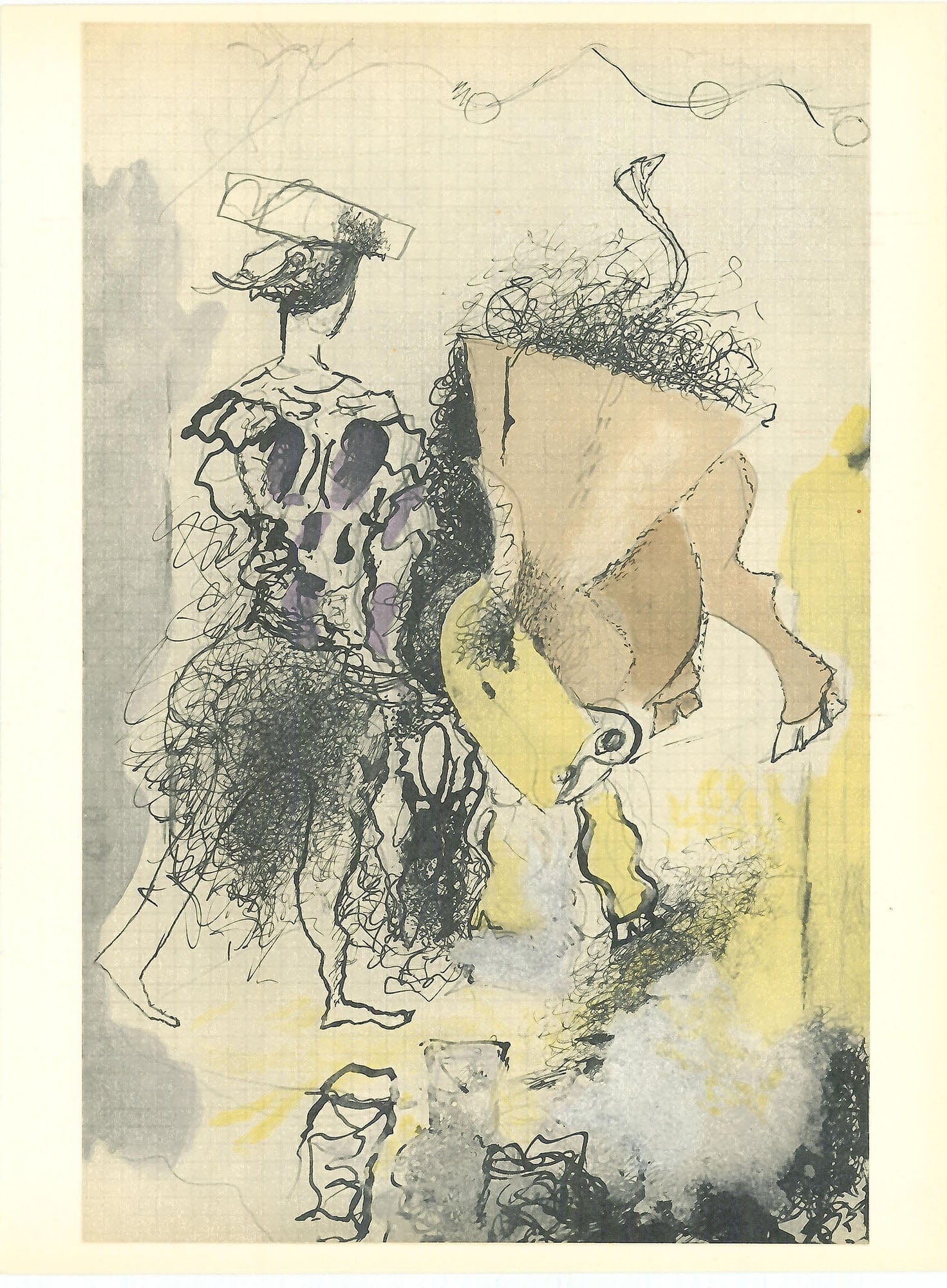 Georges Braque, "Untitled VIII" ZOOM Vol. 8 No. 31 ET 32 lithograph verve