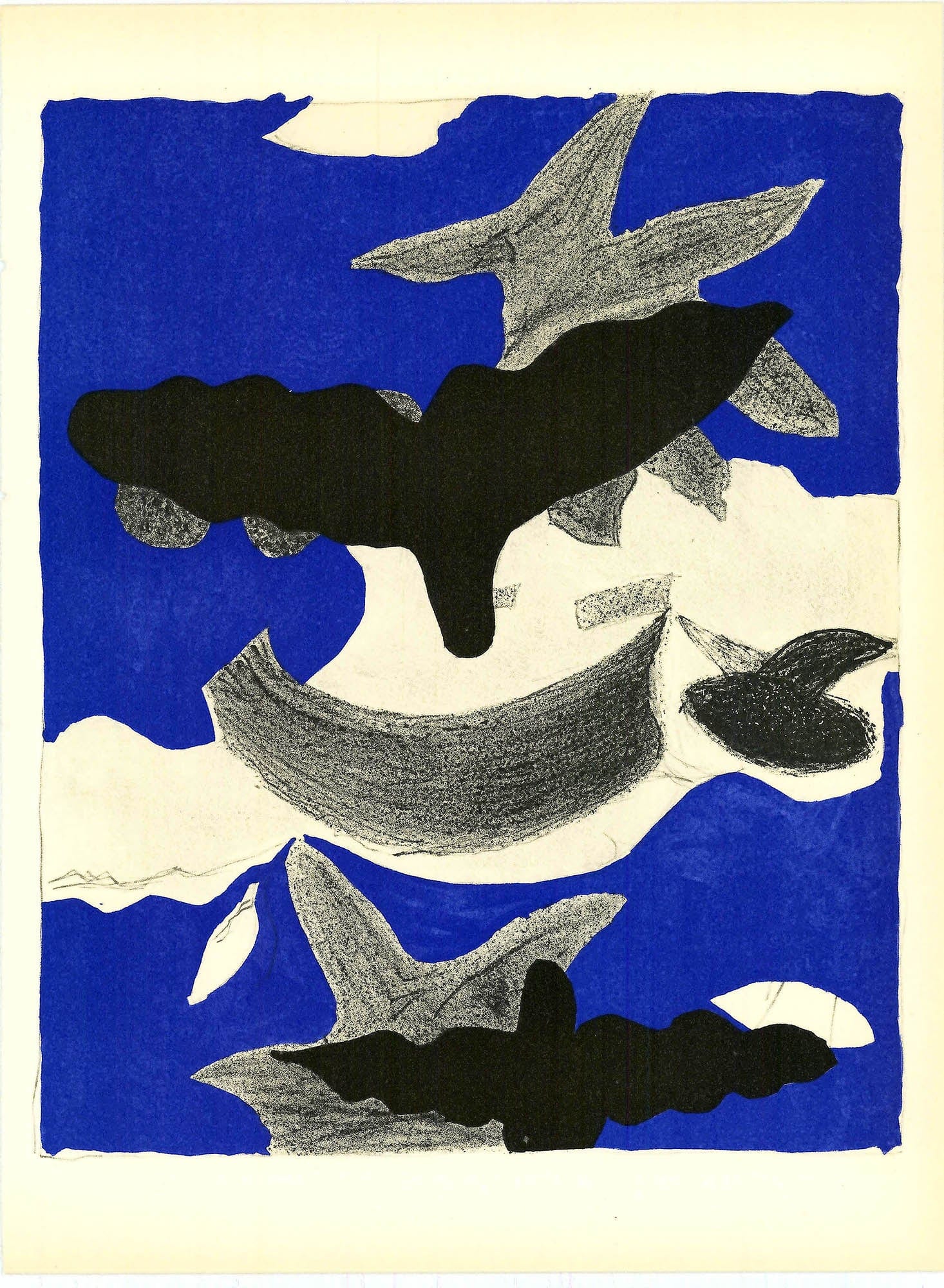 Georges Braque, "Untitled XI" ZOOM Vol. 8 No. 31 ET 32 verve lithograph