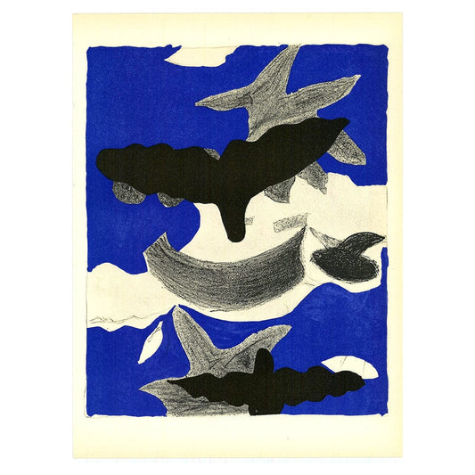 Georges Braque, "Untitled XI" Thumbnail Vol. 8 No. 31 ET 32 verve lithograph