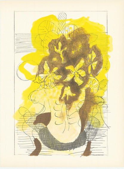 Georges Braque, "Untitled XV" ZOOM Vol. 8 No. 31 ET 32 verve lithograph