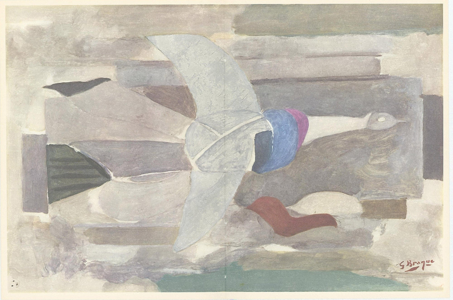 Georges Braque, "Untitled XVII" ZOOM Vol. 8 No. 31 ET 32 lithograph verve