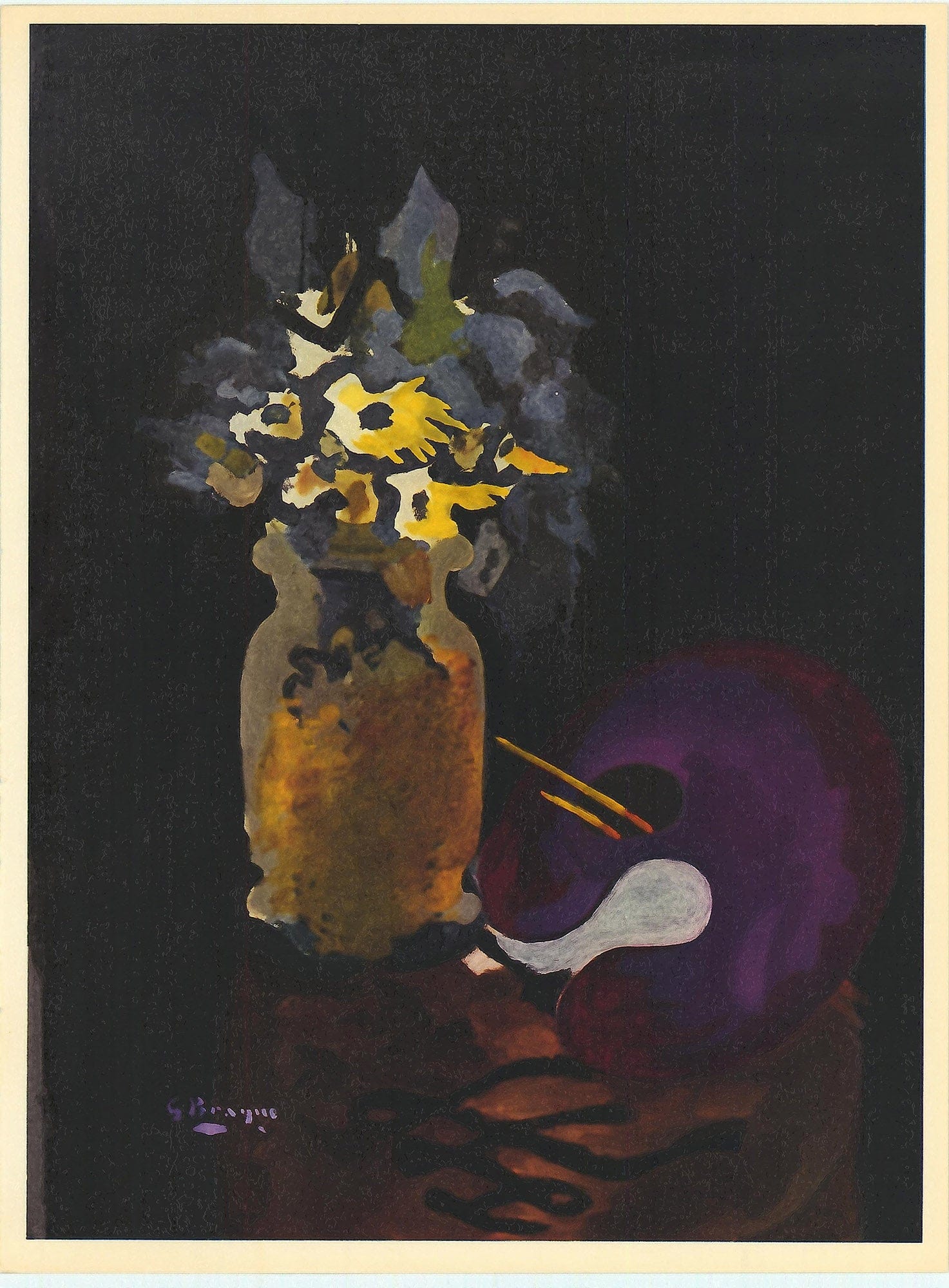 Georges Braque, "Untitled XIX" ZOOM Vol. 8 No. 31 ET 32 lithograph verve
