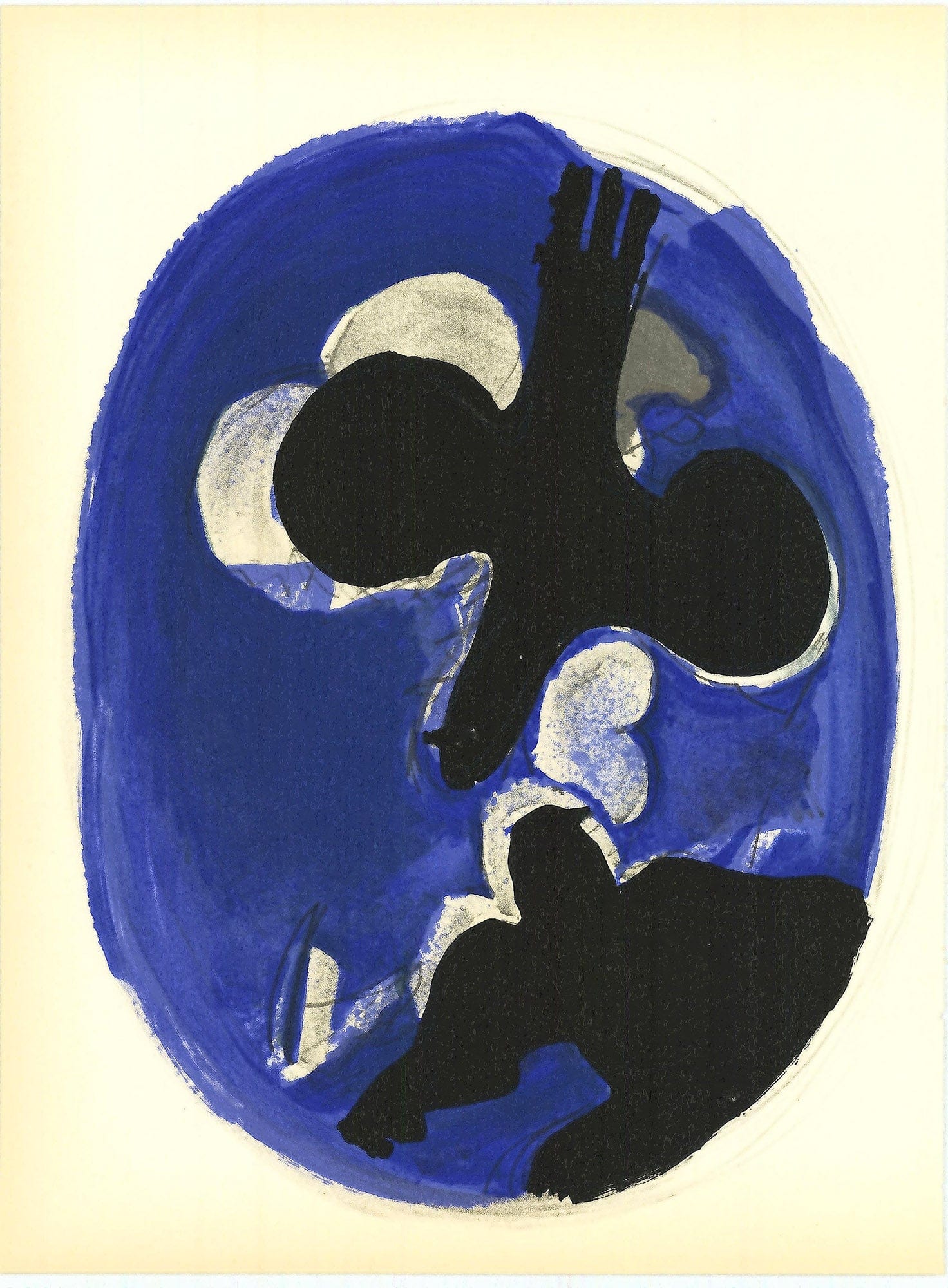Georges Braque, "Untitled XII" ZOOM Vol. 8 No. 31 ET 32 verve lithograph