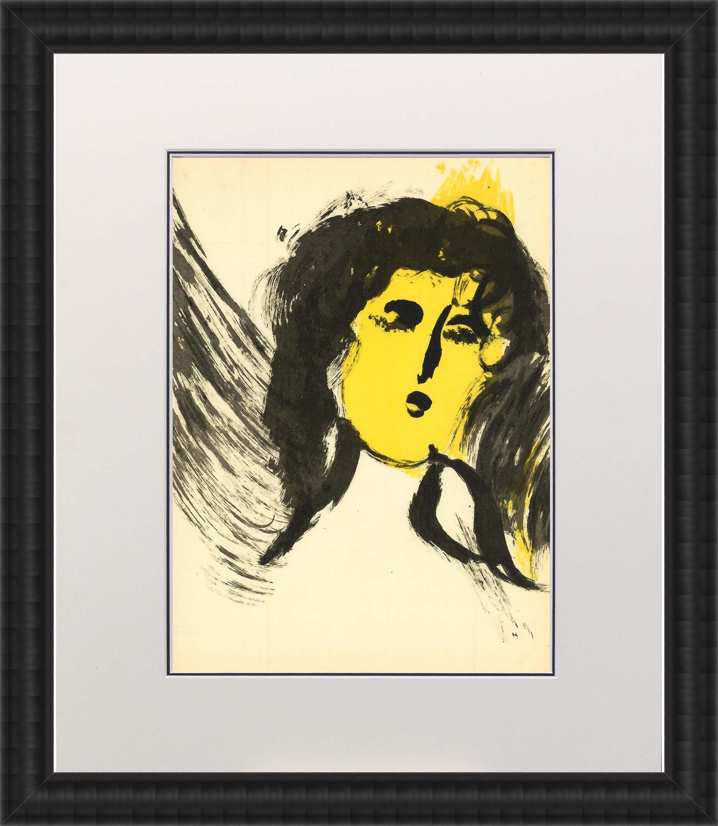 Marc Chagall; Ange lithograph Verve - The Bible frame