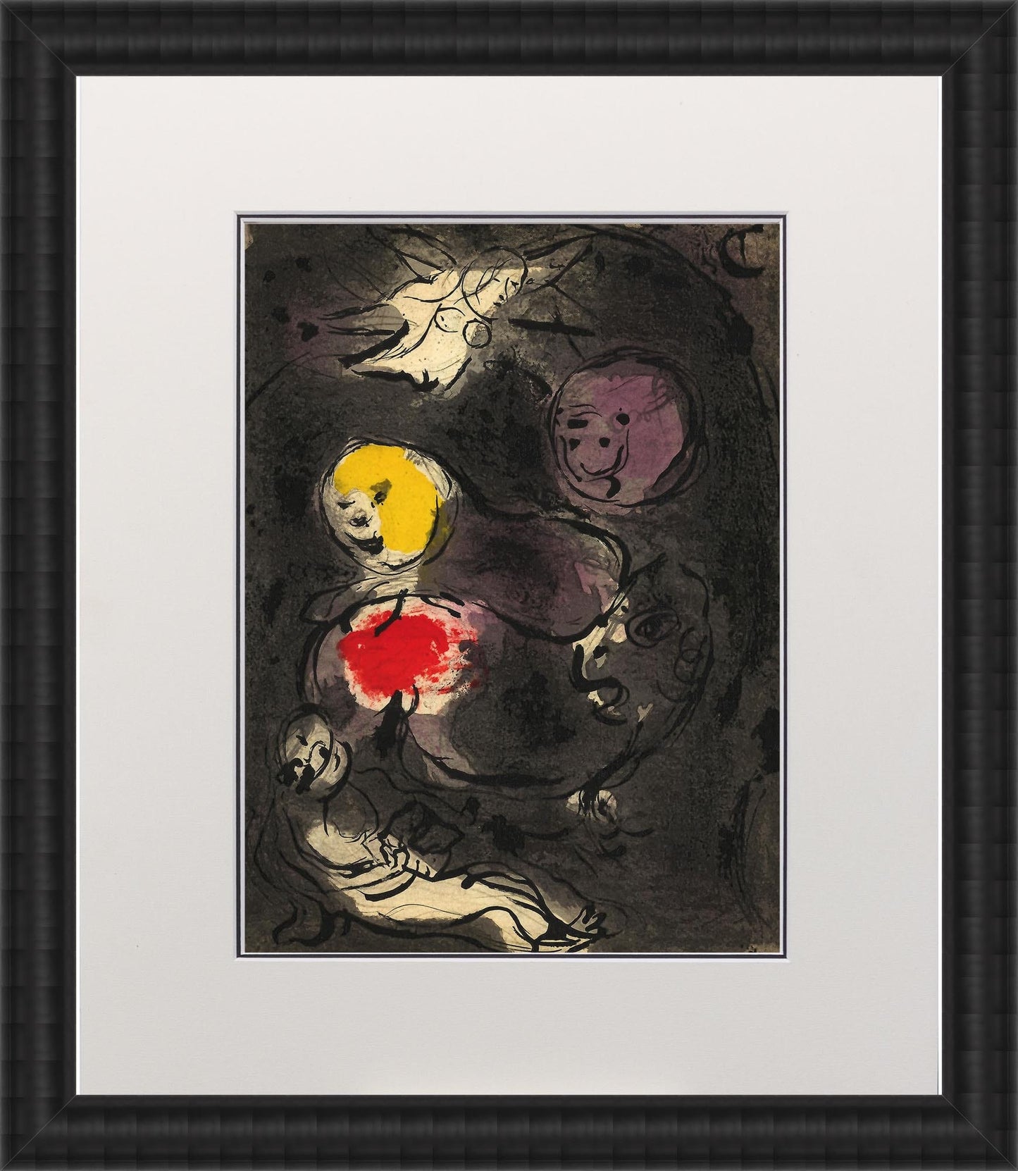 Marc Chagall Daniel lithograph Verve – the bible frame