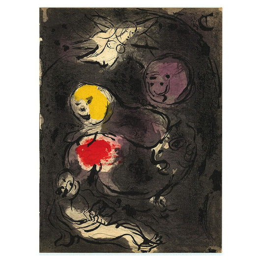 Marc Chagall Daniel lithograph  Verve – the bible