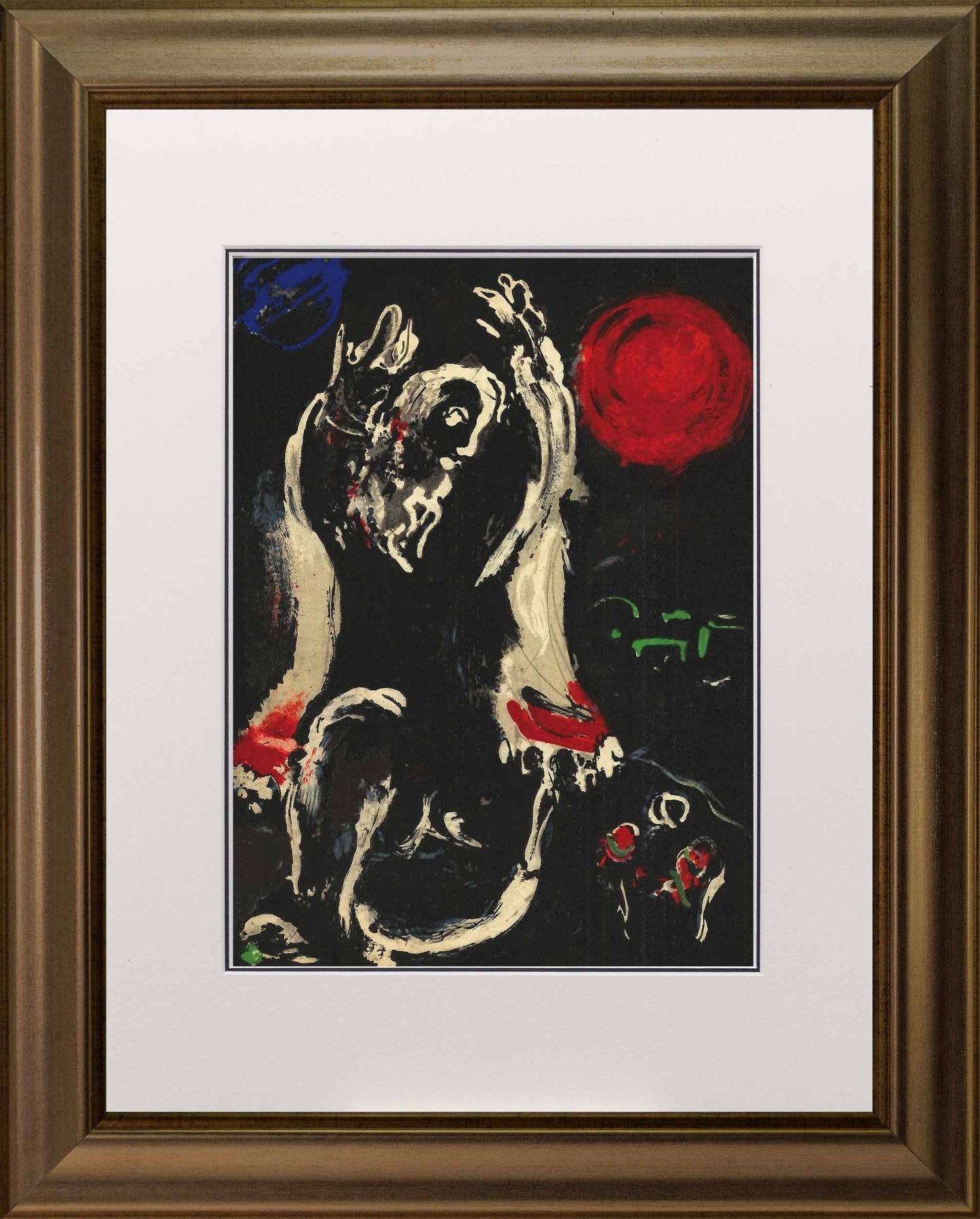 Marc Chagall Isaie lithograph Verve – the bible frame
