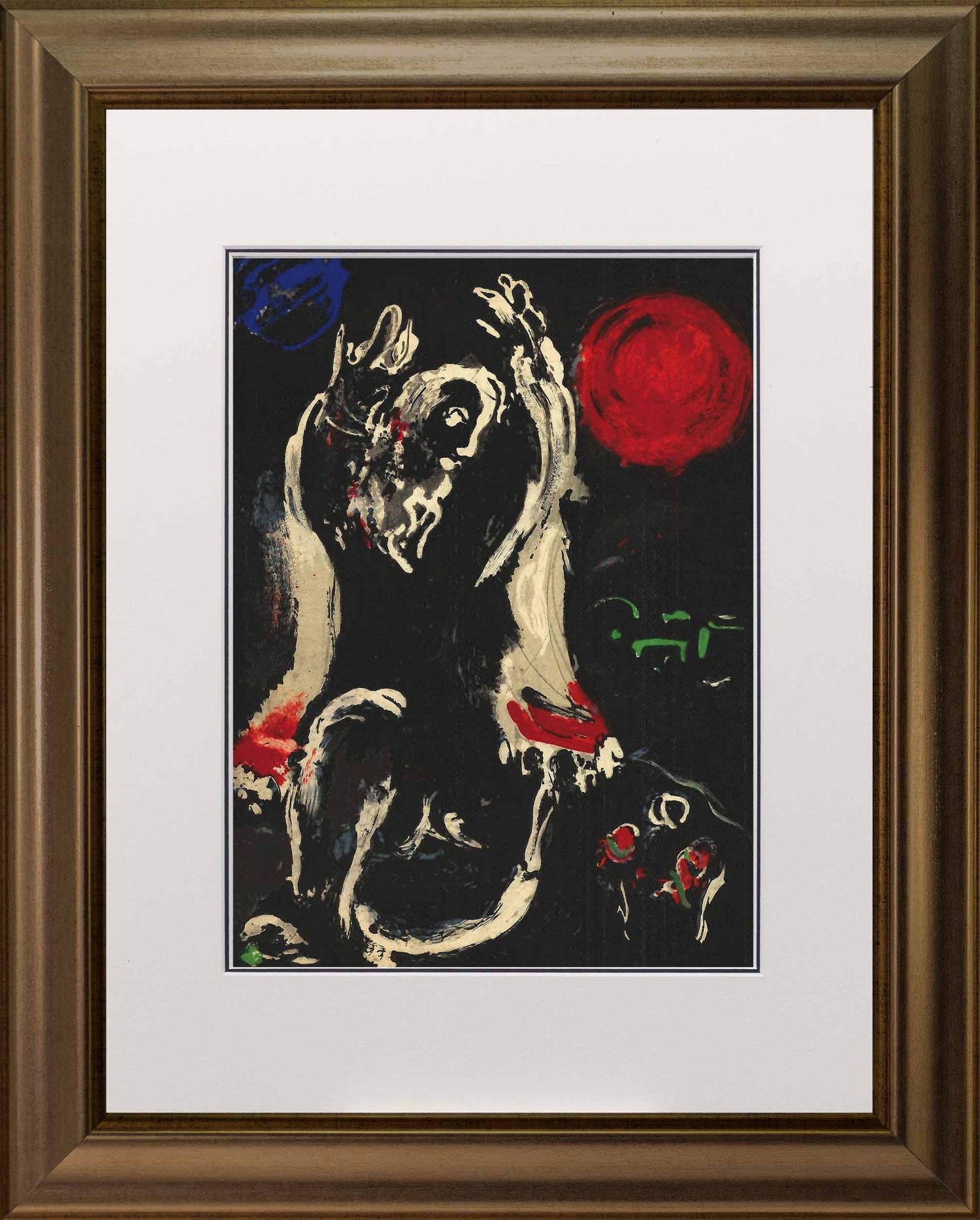 Marc Chagall Isaie lithograph Verve – the bible frame