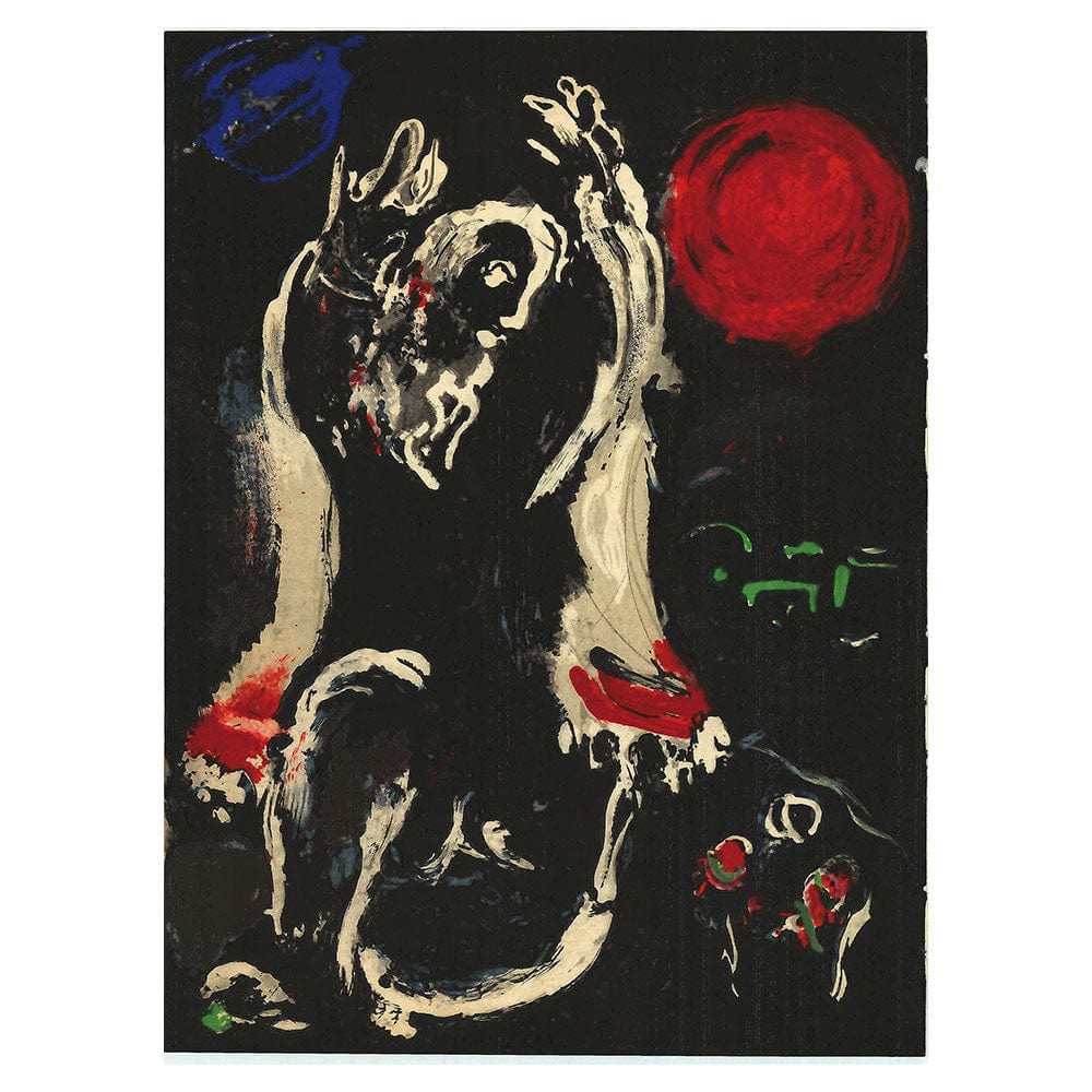 Marc Chagall Isaie lithograph  Verve – the bible