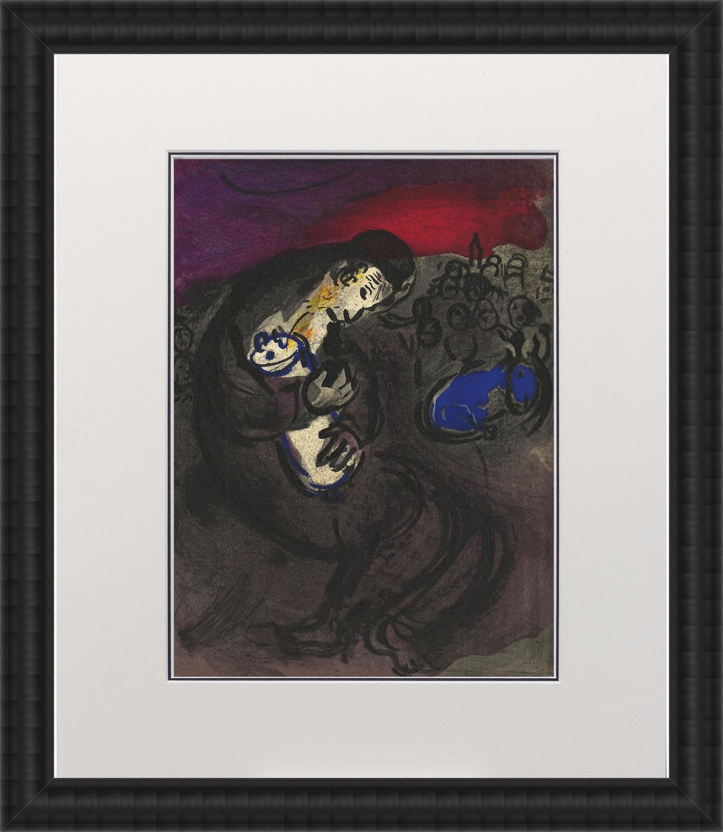 Marc Chagall; Pleurs de Jeremie lithograph Verve – the bible frame