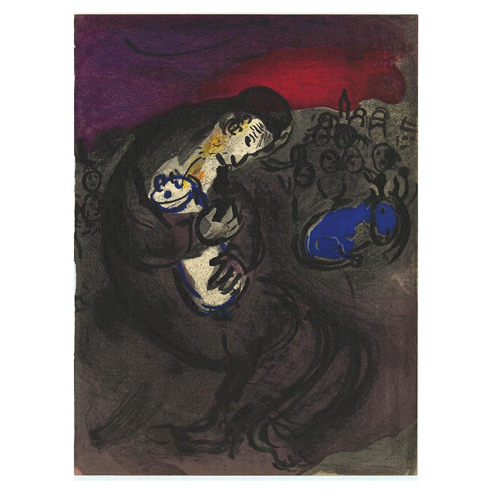 Marc Chagall; Pleurs de Jeremie lithograph Verve – the bible