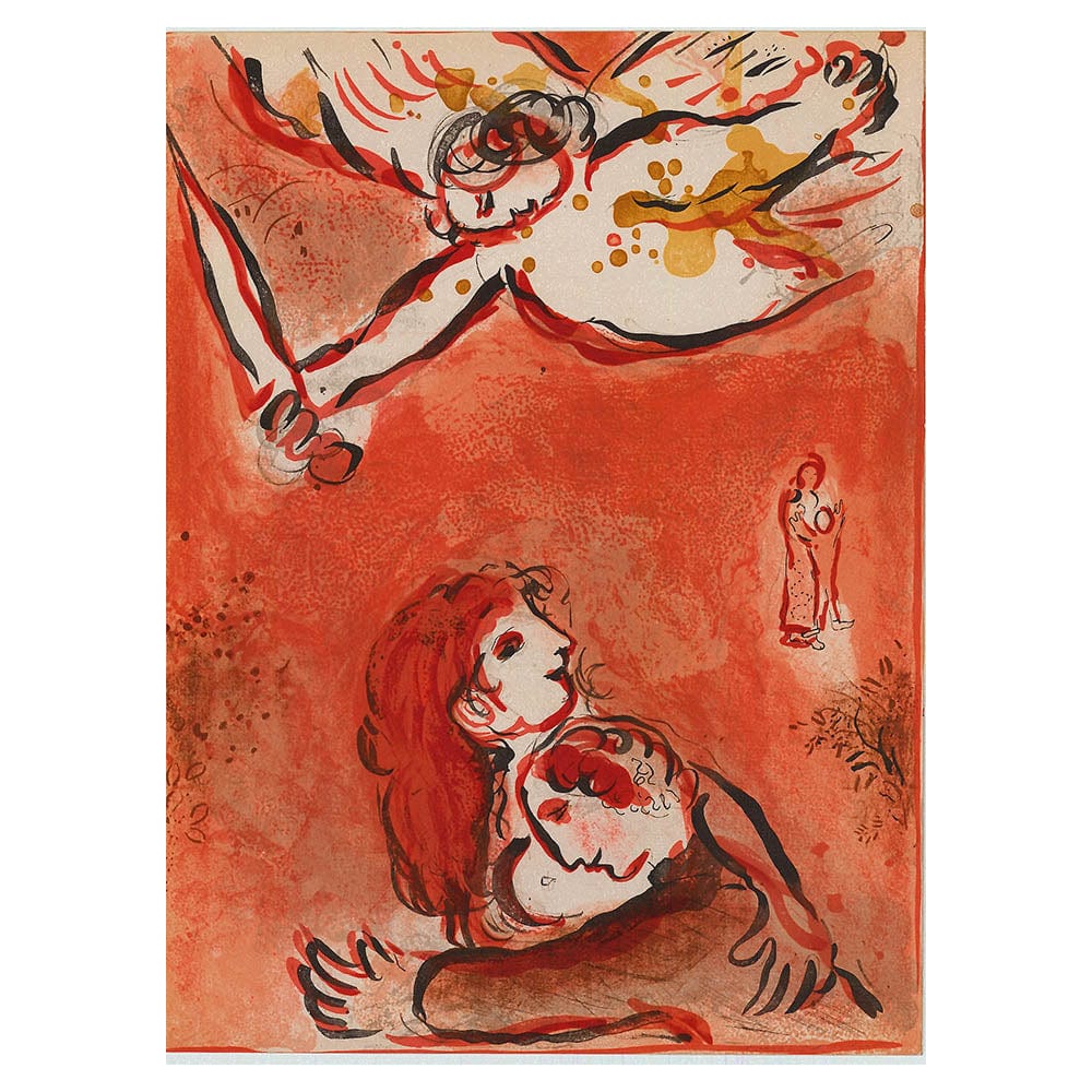 Marc Chagall; La Virge d Israel lithograph Verve – Nos 37-38