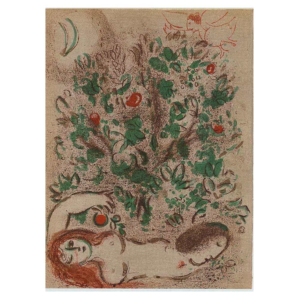 Marc Chagall; Paradis lithograph Verve – Nos 37-38