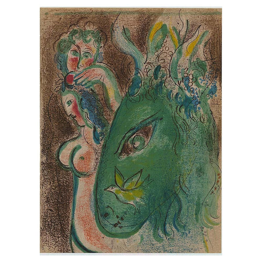 Marc Chagall; Paradis lithograph Verve – Nos 37-38 