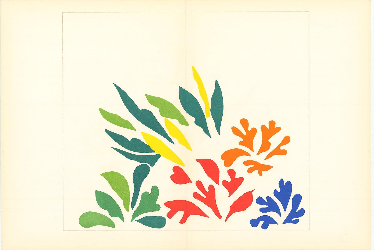Henri Matisse; Acanthes ZOOM verve lithograph Edition: Vol. 9 No. 35-36