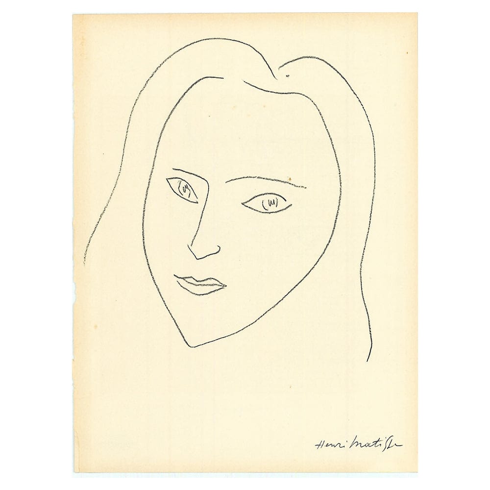 Henri Matisse; Angele Lamotte Thumbnail Verve Edition Vol. 4 No. 13