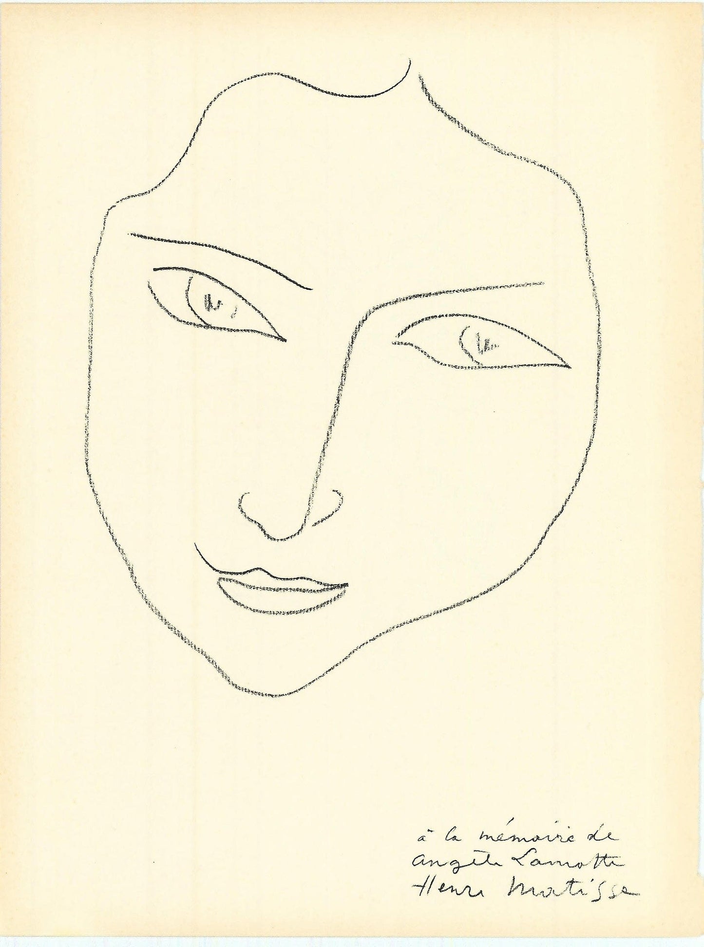 Henri Matisse; Angele Lamotte ZOOM Verve Edition Vol. 4 No. 13