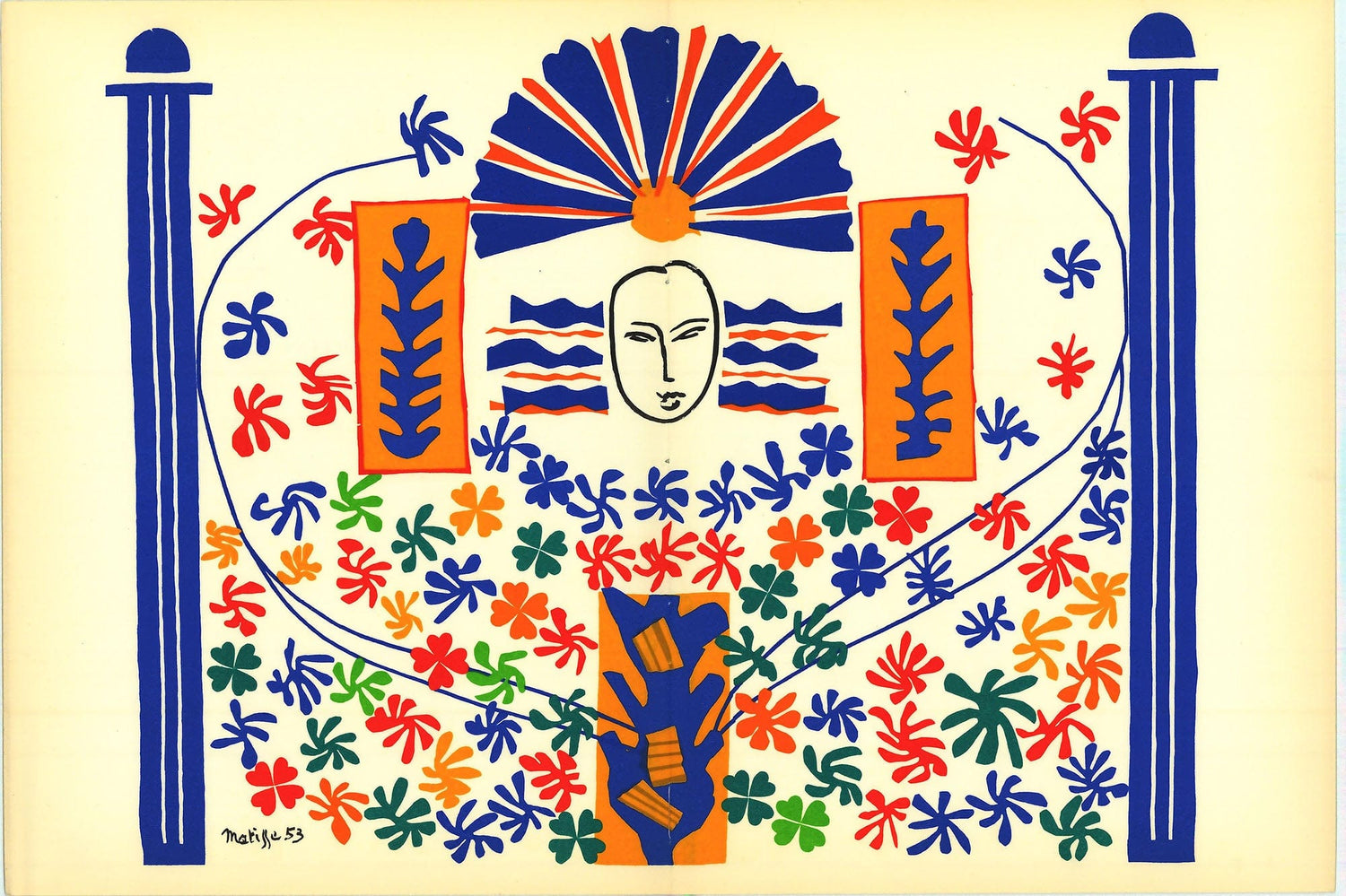 Henri Matisse; Apollon ZOOM verve lithograph Edition: Vol. 9 No. 35-36