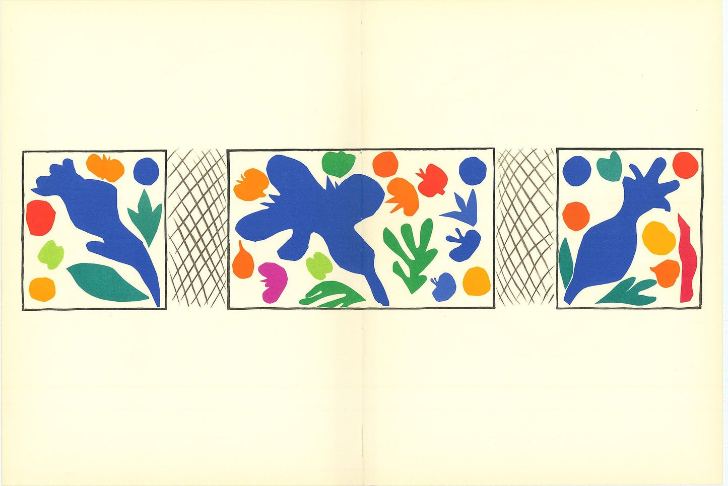 Henri Matisse; Cocquelicots ZOOM verve Lithogrph Edition: Vol. 9 No. 35-36