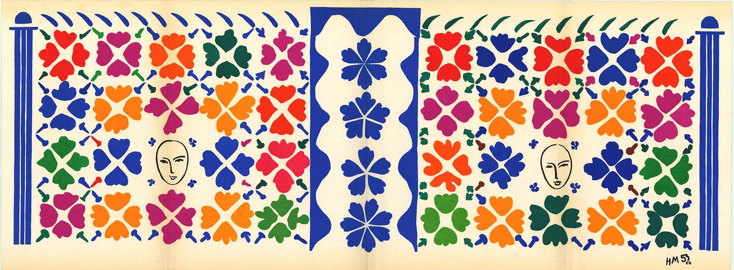 Henri Matisse; Decorations - Masques ZOOM Verve Lithograph Edition: Vol. 9 No. 35-36