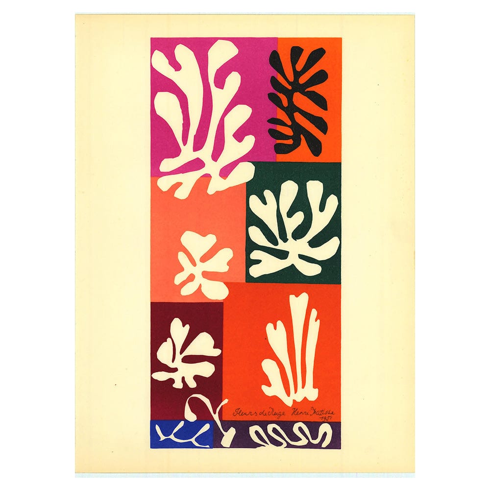 Henri Matisse; Fleurs de Neige Thumbnail Verve Lithograph Edition: Vol. 9 No. 35-36