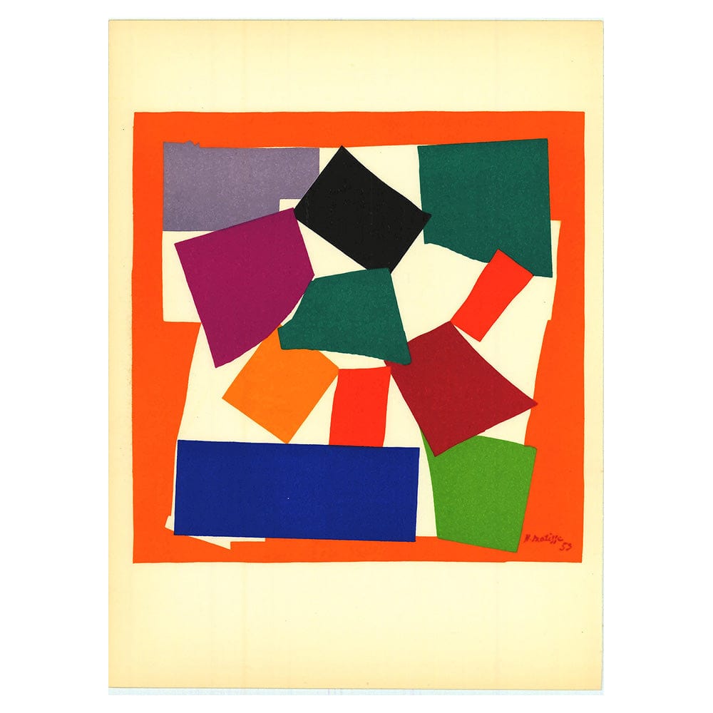Henri Matisse; L'Escargot Thumbnail Verve Lithograph Edition: Vol. 9 No. 35-36