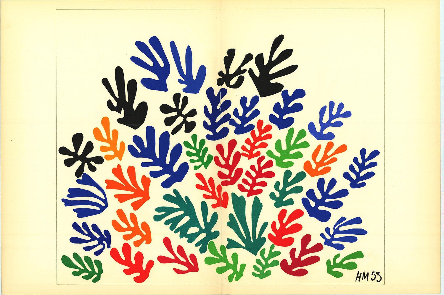 Henri Matisse; La Gerbe ZOOM Verve Lithograph Edition: Vol. 9 No. 35-36