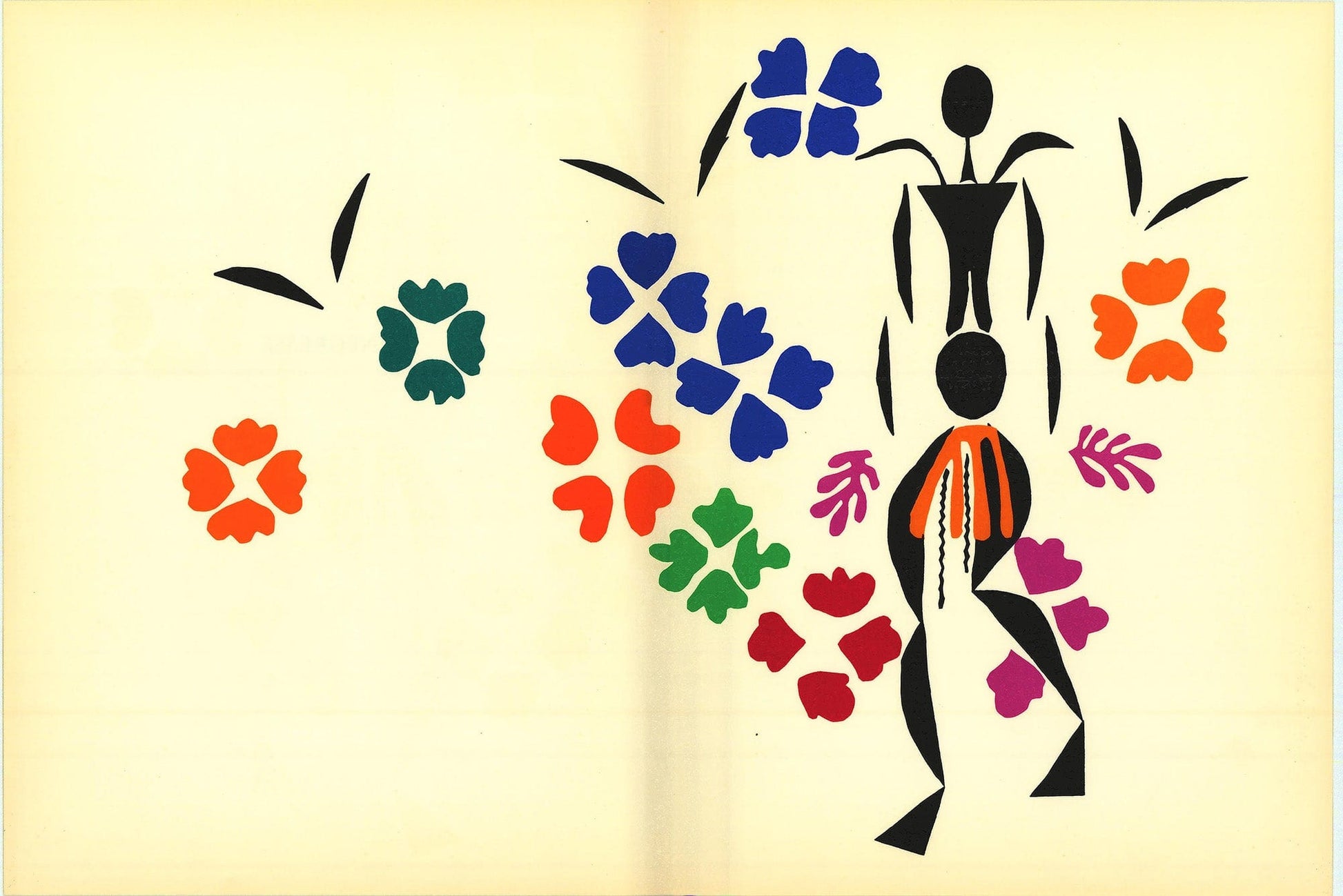 Henri Matisse; La Negresse ZOOM Verve lithograph Edition: Vol. 9 No. 35-36