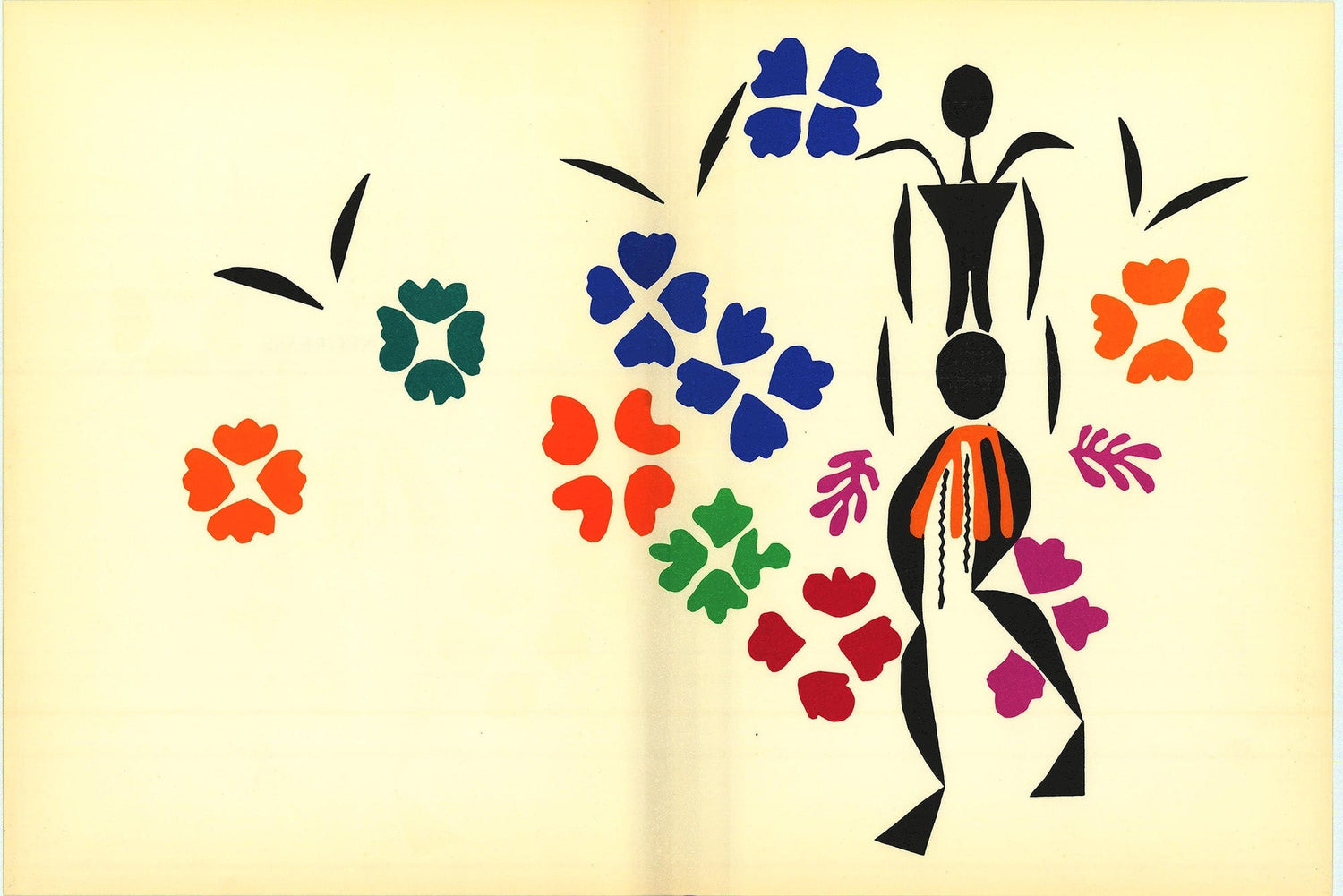 Henri Matisse; La Negresse ZOOM Verve lithograph Edition: Vol. 9 No. 35-36