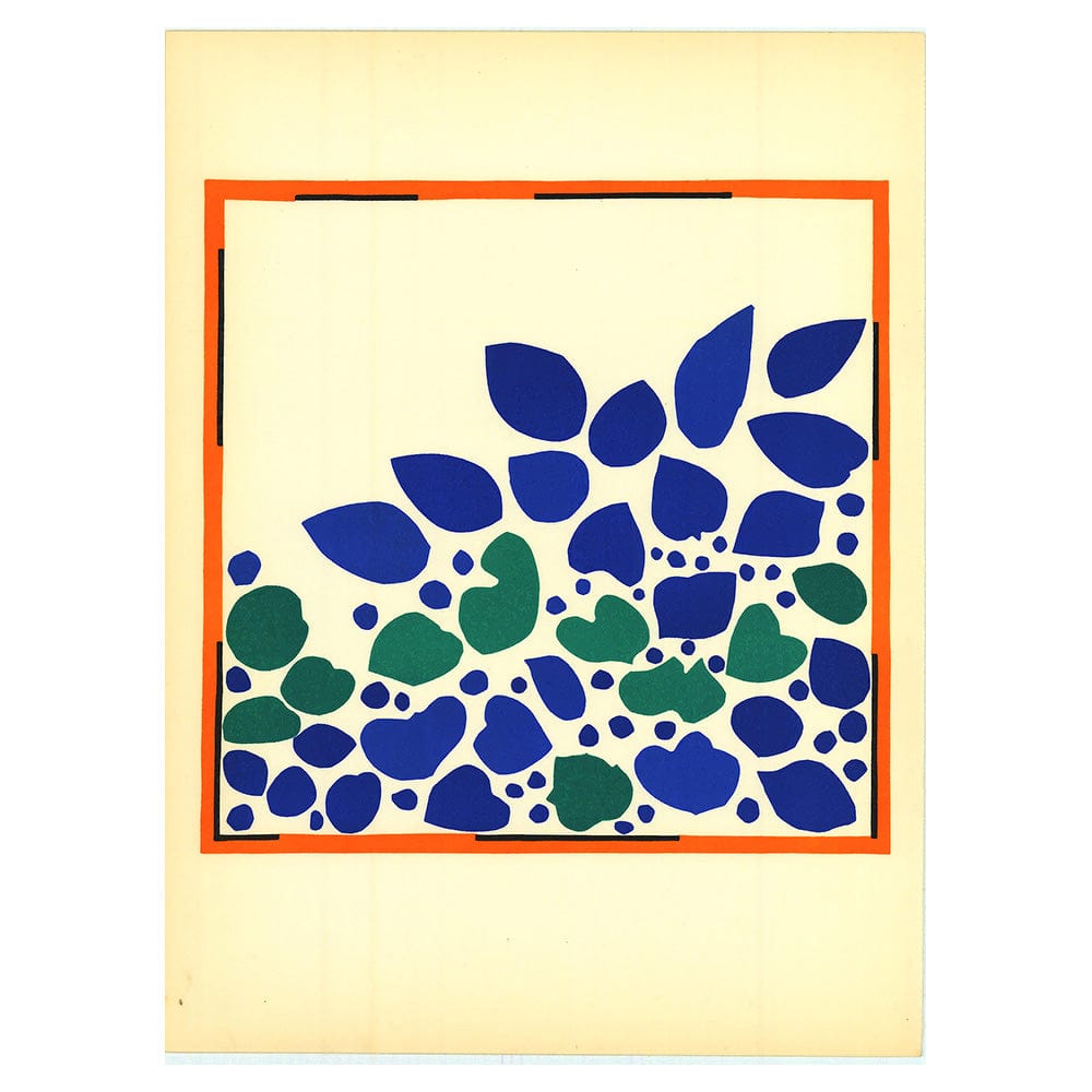 Henri Matisse; Lierre Thumbnail Verve Lithograph Edition: Vol. 9 No. 35-36