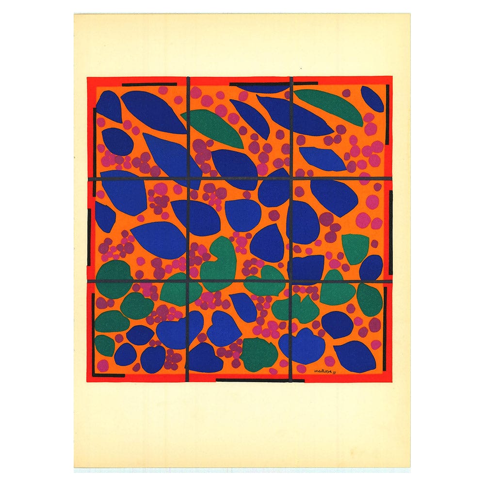 Henri Matisse; Lierre en Fleur Thumbnail Verve Lithograph Edition:  Vol. 9 No. 35-36