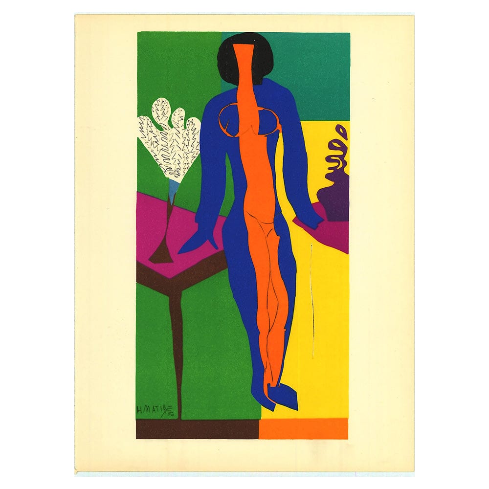 Henri Matisse, Zulma lithograph from Verve Vol. 7 No. 27