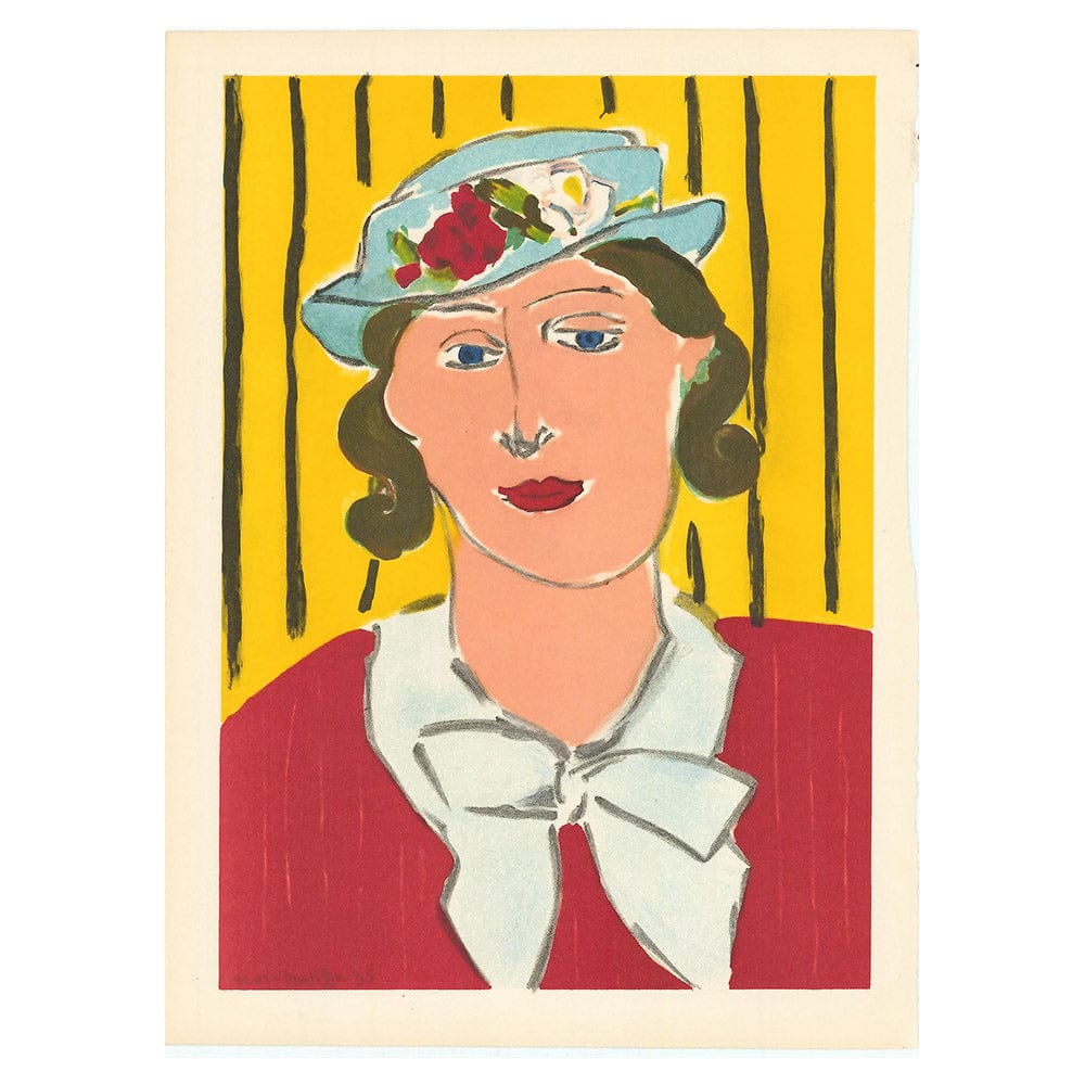 Henri Matisse; Femme au Chapeau Thumbnail Verve Edition: Vol. 2 Nos. 5-6