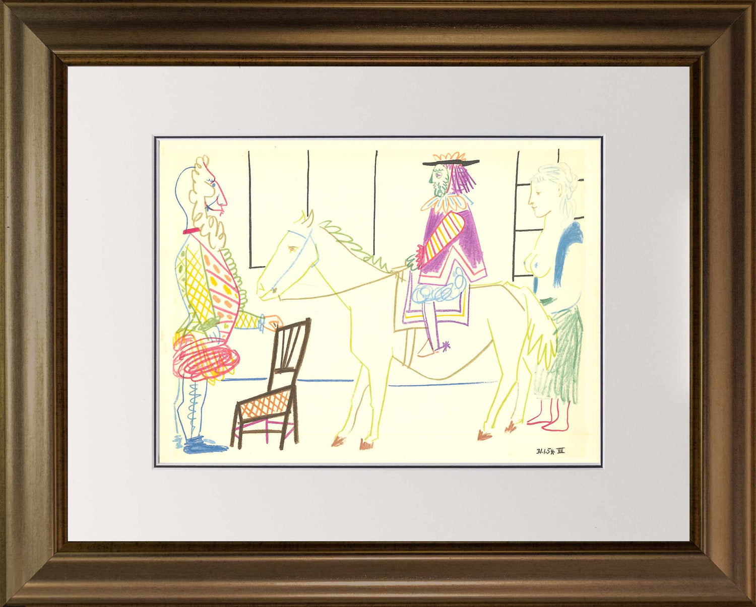 Pablo Picasso "Human Comedy" Verve Edition: Vol. 8 No 29 Frame