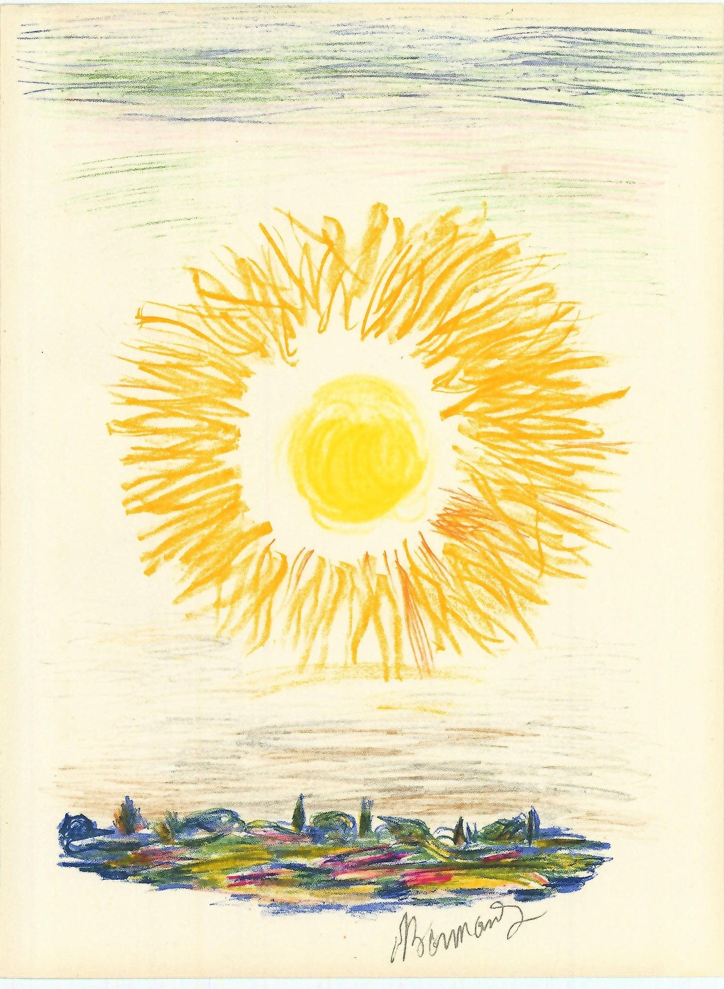 Pierre Bonnard; The Sun ZOOM Verve Edition: Vol. 5 Nos. 17 et 18