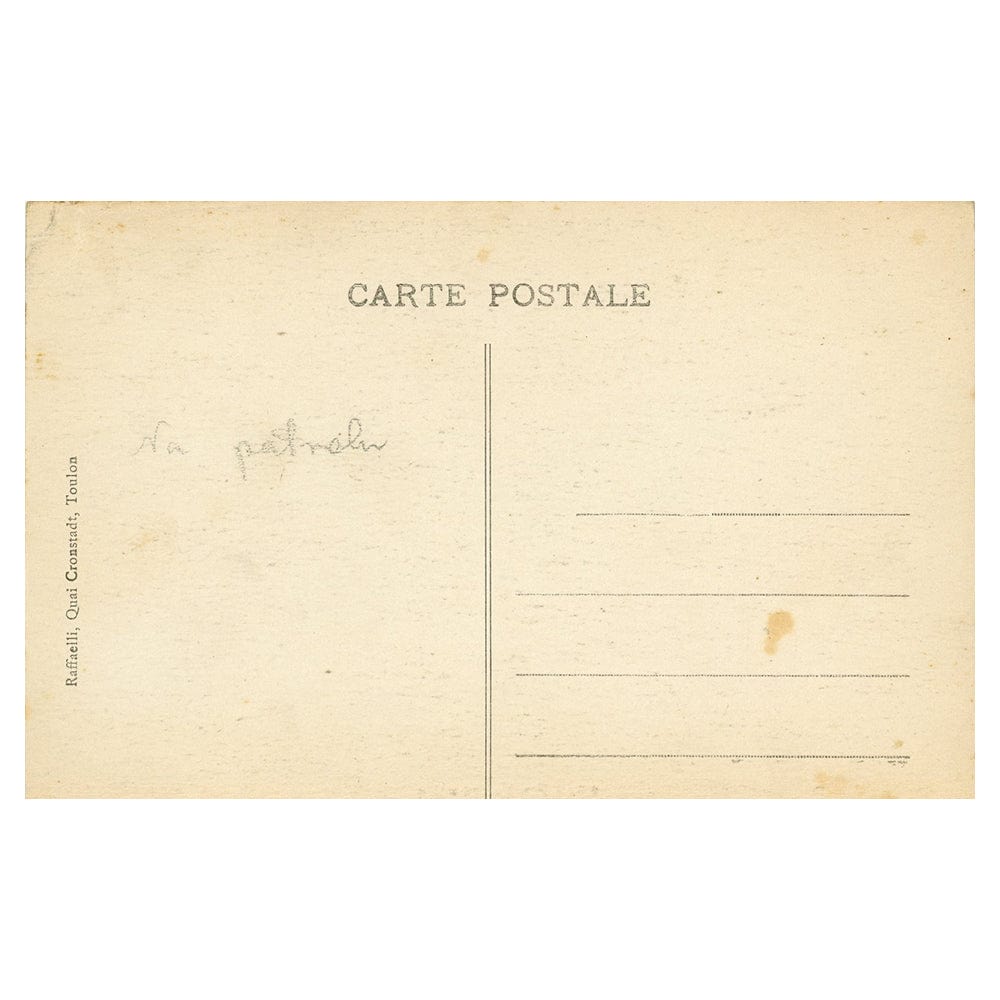 Vintage 1910s FRENCH WWI Postcard - 66 En Patrouille