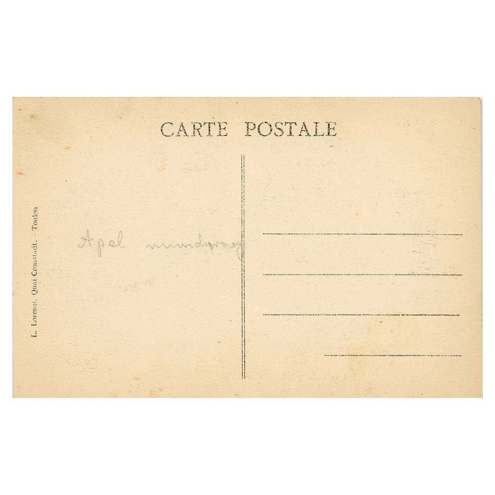 Vintage 1910s FRENCH WWI Postcard - 1 L'Inspection des Sacs