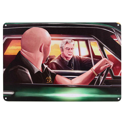 Gold & Silver Pawn Shop Metal Tin Sign Wall Art Gold & Silver Pawn Shop Rick & The Old Man