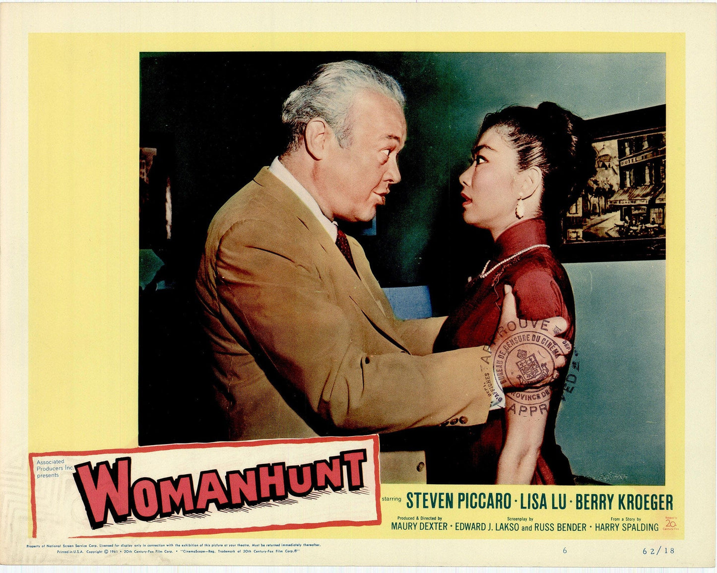 Womanhunt Movie Lobby Card