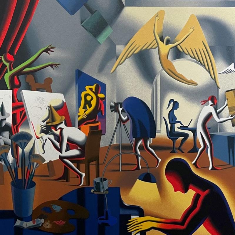 Mark Kostabi; The Big Picture – Gold & Silver Pawn Shop
