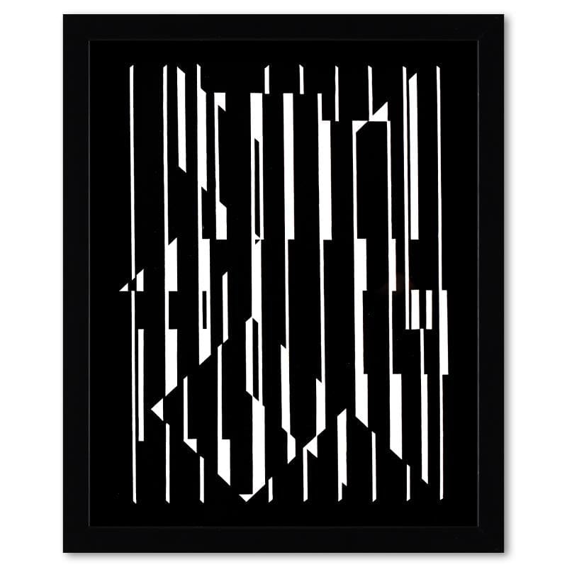 Vasarely; Leyre-II et Altair de la serie Lineaires (Diptych)