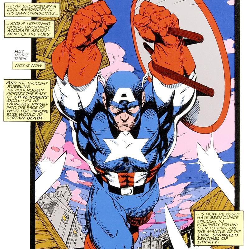 Marvel Art; Captain America, Sentinel: Uncanny X-Men #268