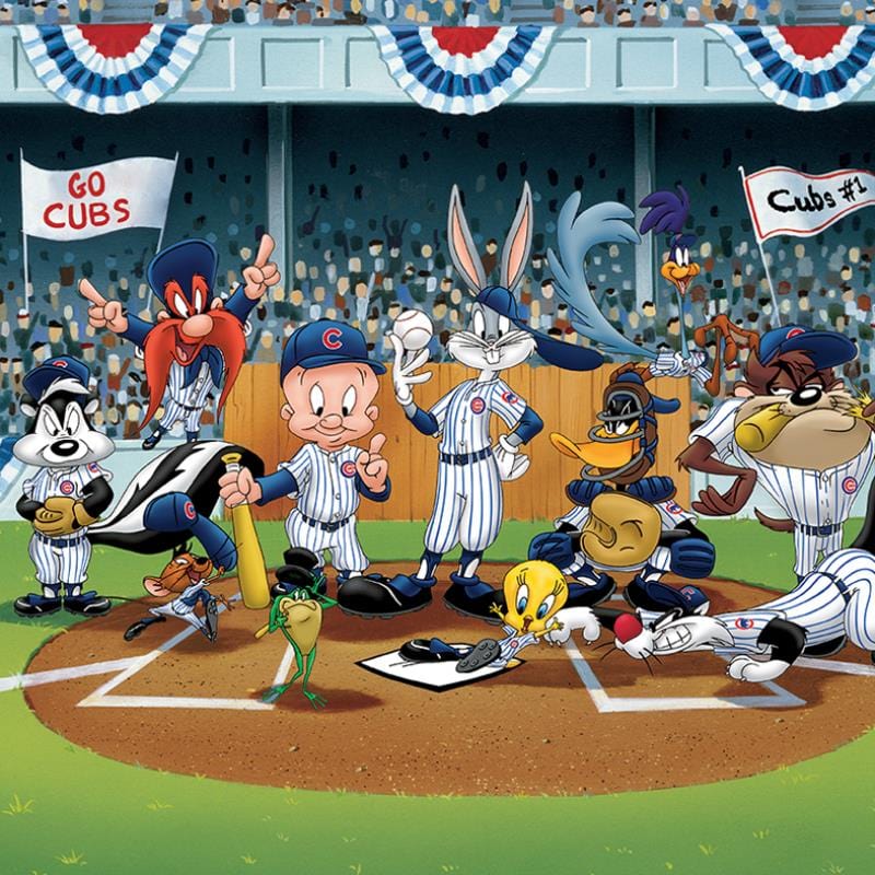 Looney Tunes; Line Up At The Plate (Cubs)