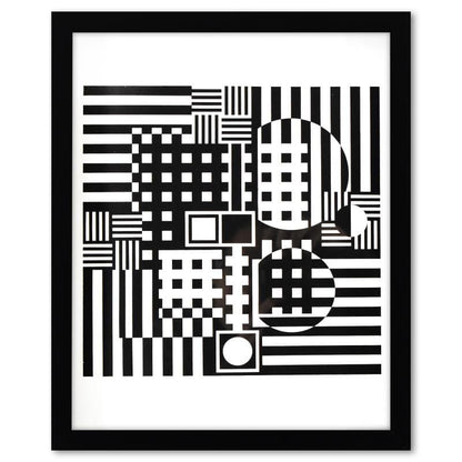 Vasarely; Torke-UY et Jerusa de la serie Croises (Diptych)